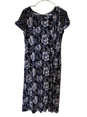 Blue Floral Perceptions New York Dress